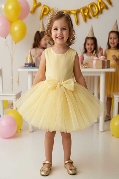 punicha Girl's Yellow Tutu Skirt