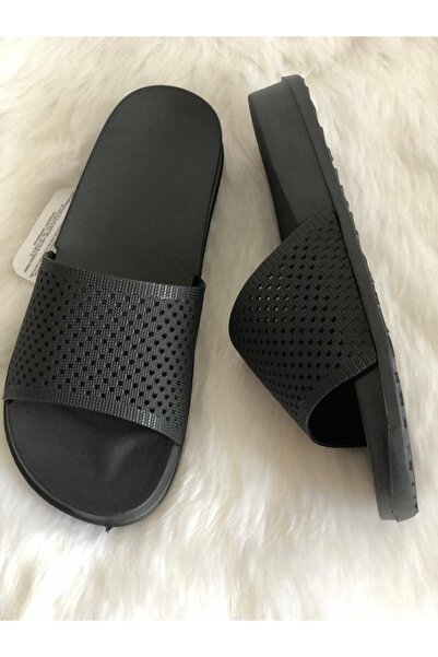 GEZER Черна анатомична подметка, мека пластмаса, изключително леки дамски чехли за басейн, море, плаж, домашни и улични