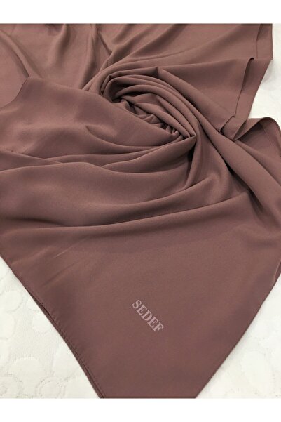 Sedef Medina Dried Rose Silk Shawl - 70x200