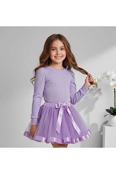 By Piera Fiyonklu Tütü Çocuk Etek 0818