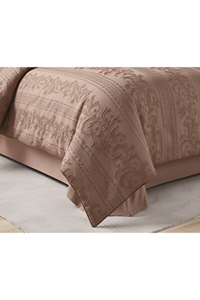 Red Rose Luxury duvet set – 7 pieces – embossed floral pattern