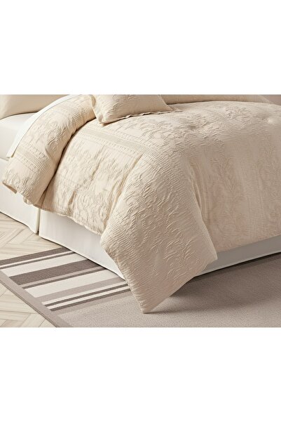 Red Rose Luxury duvet set – 7 pieces – embossed floral pattern