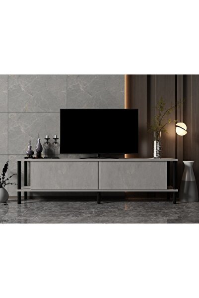 İNOVASYON MOBİLYA ROMA TV ÜNİTESİ RETRO GÜMÜŞ 150 Cm