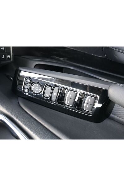 Honda 2022 Civic compatibil cu acoperirea butoanelor din sticlă - negru pian