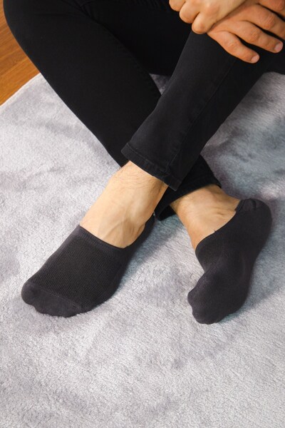 Bross 6 пар синіх шкарпеток з силіконовим підбором для чоловіків