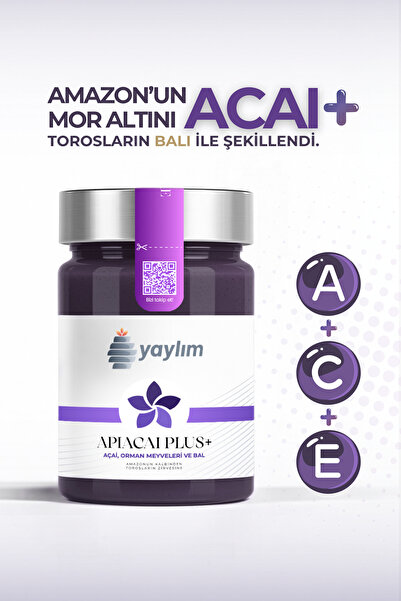 Yaylım Açai, Orman Meyveleri ve Ham Bal Karışımı 415g