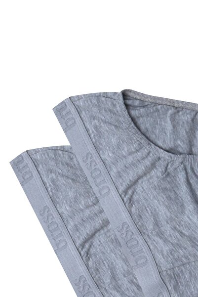 Bross Модель 1126 - Набір з 2 сірих чоловічих трусів з еластаном