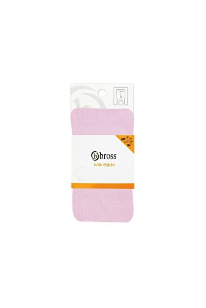 Bross Pink Children's Cotton Pantyhose