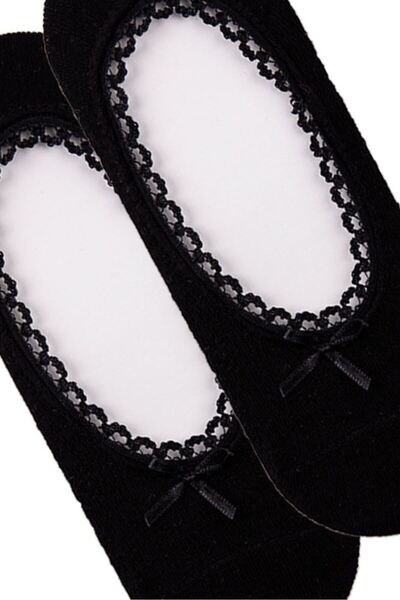 Bross 12pcs Black Mesh Women's Ballerina Socks