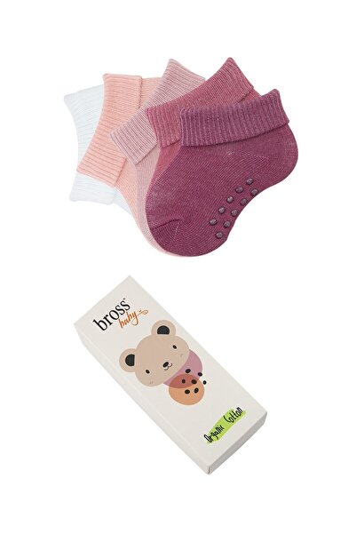 Bross Boxed 5-Piece Organic Baby Socks