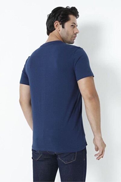 Bross Чоловіча футболка 100% бавовна, круглий виріз, облягаючий крій