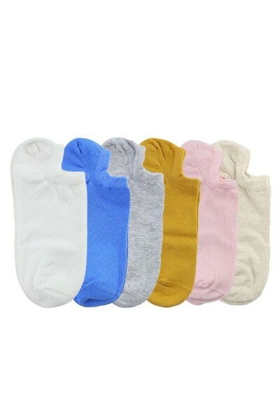 Bross Patternless Women's Sneaker Socks