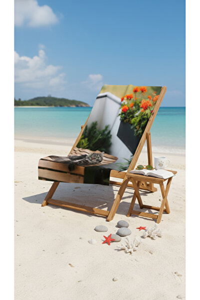 BETHA Cat Patterned 121025 Cotton Beach Towel – Patterned Design – 75X150 cm