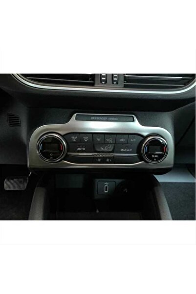 Universal Επένδυση πάνελ κλιματισμού Ford Focus Compatible 2019+ Ασημί (Ανοξε...