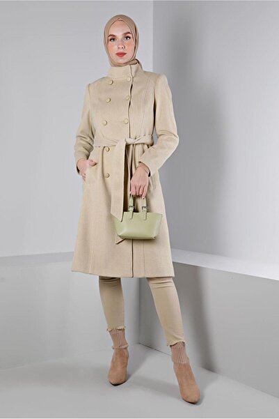 Alvina DÜĞMELİ KUŞAKLI KABAN 90376