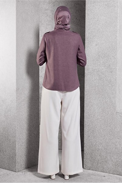 Alvina 45240 Model Shirt Collar Blouse