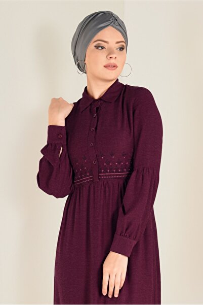 Alvina فستان بأزرار 4745