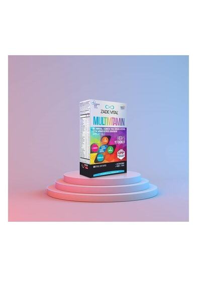 Zade Vital Multivitamin 30 Capsules Containing 13 Vitamins and 9 Minerals