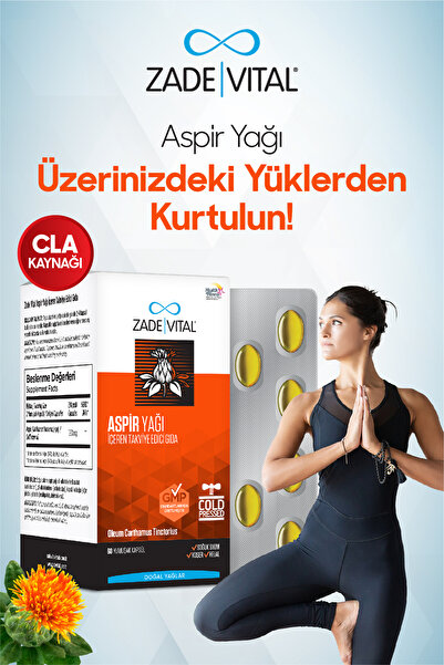 Zade Vital Safflower Oil 60 Soft Capsules