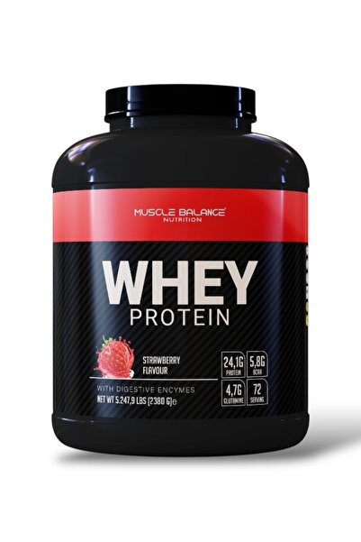 MUSCLE BALANCE Whey Protein 2380 Gr 72 Servis Çilek
