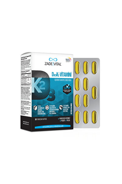 Zade Vital Blaster D3+k2 Water 30 Cap.-zade Vital
