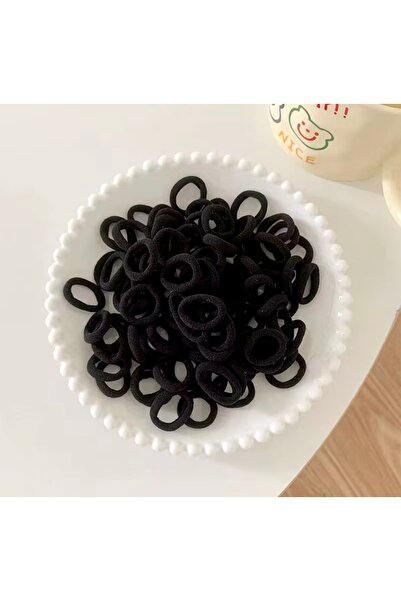 Toka Sepetim Siyah Küçük Boy Havlu Toka 50 Adet