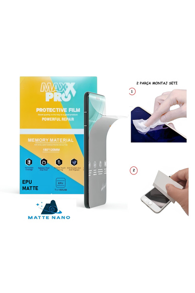 tkgz Tecno Spark SLİM NANO Ekran Koruyucu Esnek ULTRA İnce - MAXXPRO - MAT