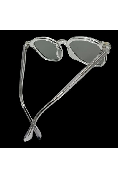 NOCTURNA FRAMES Unisex EDGE Clear Sunglasses | Polarized, UV400 Protection