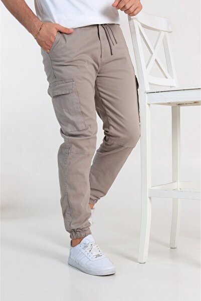 SERAZAT Cargo Pocket Pack Trousers Cotton Stretch Fabric Stretchy Cargo Pants