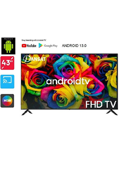 Dansat شاشة ذكية مقاس 43 بوصة موديل DTD43BF