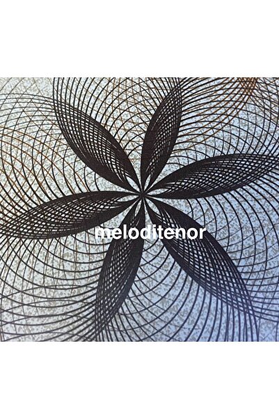 MİRELLA Thick Lined Non-Slip 3D Mesh Floral Pvc Oilcloth Tablecloth