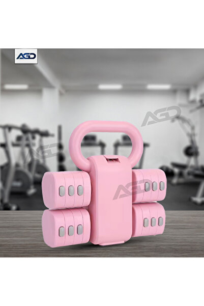AGD Adjustable and space-saving dumbbell/kettlebell set for home gyms