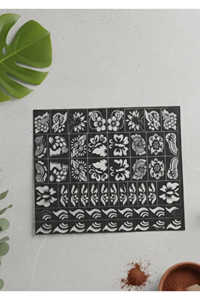 golechas Şehnaaz Hint kınası şablonu ( görseldeki ürün gönderilmektedir)