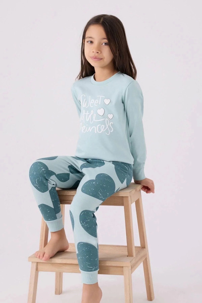 Rolypoly Mother daughter double set - water green