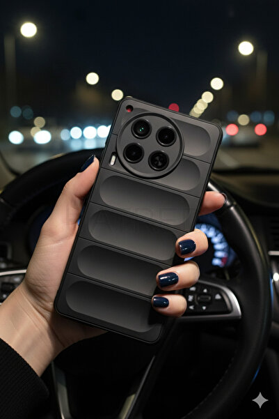 Hatreds Tecno Camon 30 4G Kılıf Esnek TPU Oyuklu Arka Yüzey Tasarımlı Kamera ...