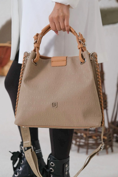 POLO CLUB Geantă de mână și umăr cu 4 compartimente pentru femei Just Polo (31x27 CM)