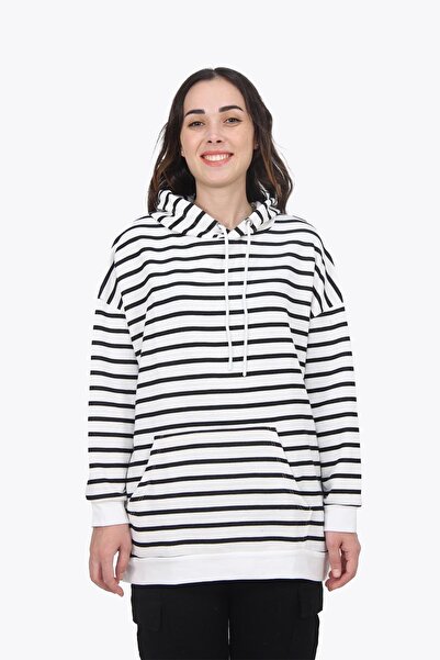 Mckanzie 5041 Модель смугаста туніка з капюшоном