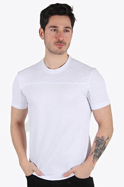 Mckanzie 3753 Oxford Pieced O Neck T-shirt