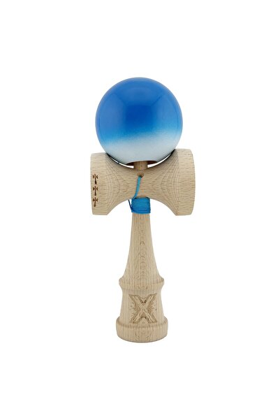 Flippy Kendama X Originala, Profesionala, Flippy, Big Cups V2, Super Sticky, Albastru/Alb