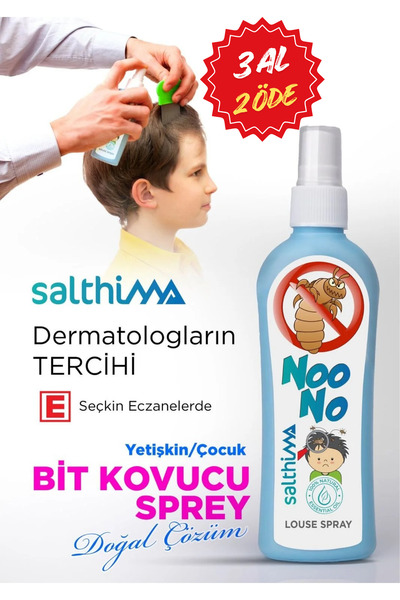 Salthima Bit Kovucu Saç spreyi , Bit Koruyucu , Bit Önleyici Lavanta Özlü Saç Sprey 100ml loose