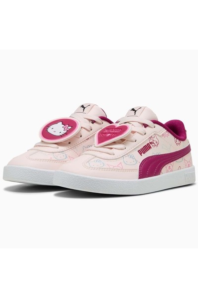 Puma Club II Era Hello Kitty 2 PS 403412-01 Ortopedik Çocuk Spor Ayakkabı PEMBE