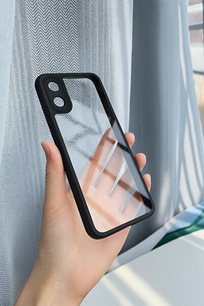 Alstrap غطاء خلفي شفاف متوافق مع كاميرا سامسونج جالاكسي A07 مع حواف ناعمة