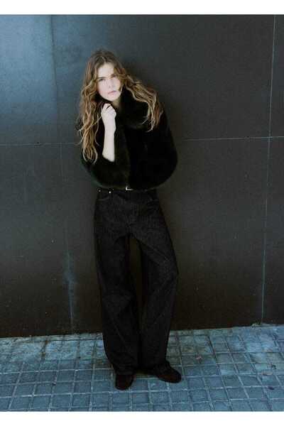 MANGO Woman Düşük belli barrel jean