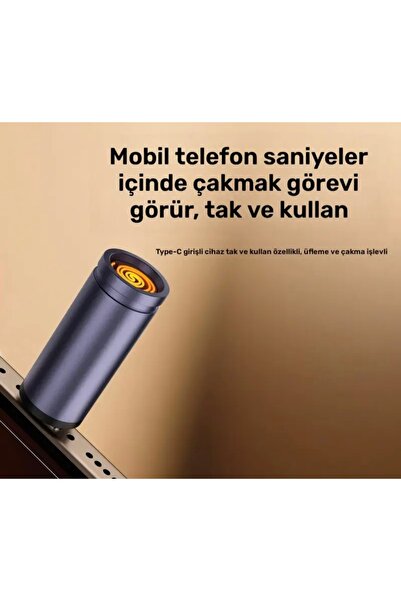 DefneAtes Type-C Çakmak, Araç ve Akıllı Telefon Çakmak