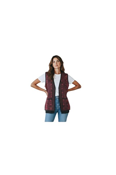 GÖMLEK GALERİSİ Authentic Patterned Regular Fit Standard Wool Women's Vest (3...