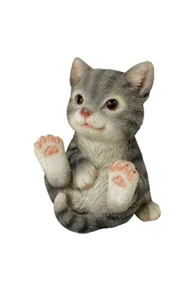 Magic Home Διακόσμηση κήπου, MagicHome, πολυρεζίνη, γατούλα, 8,3x8,2x11,5 εκ.