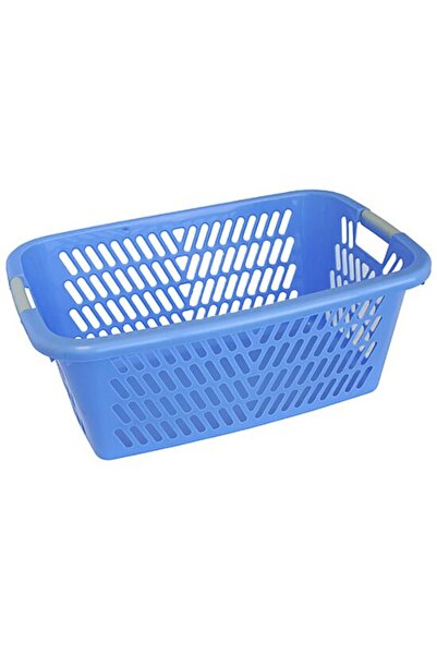 Strend Pro Coș de rufe, 2 mânere, plastic, albastru, 61x40x23 cm,