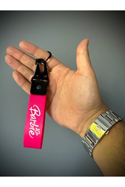 Duftpalm Barbi Designed Fabric Automobile Motorcycle Keychain