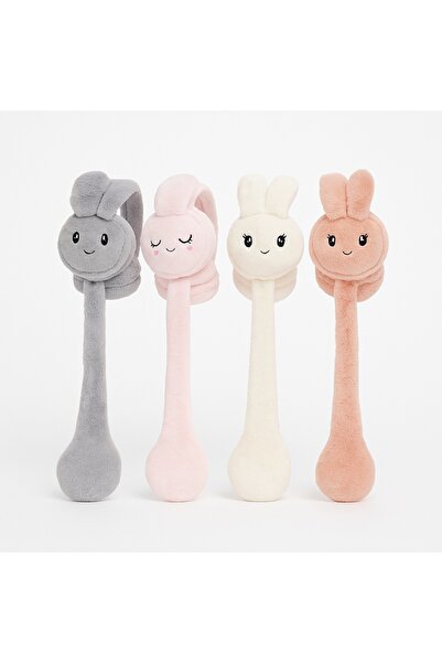 zyc Căști de pluș cu urechi de iepure în mișcare pentru femei/fete