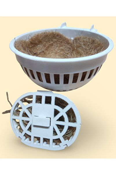 petwood Kuş Kanarya Yuva Seti, Kanarya Plastik iç Yuvalık, Kanarya Keçe, Kanarya ipi